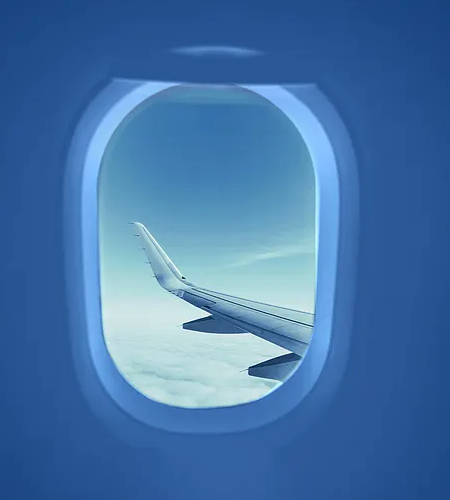 View from the aircraft window